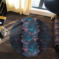 Hawaiian Hibiscus Full Color Polynesian Round Carpet - AH - Polynesian Pride