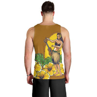 Hawaiian Hula Girl Monstera Hibiscus Polynesian Tank Top - AH - Polynesian Pride