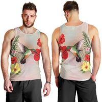 Hawaiian Hummingbirds Hibiscus Polynesian Tank Top - AH - Polynesian Pride