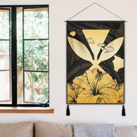 Hawaiian Kanaka Hanging Poster Hibiscus Polynesian Love - AH - Polynesian Pride