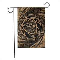 Hawaiian Kanaka Honu Hibiscus Tornando Polynesian Gold Flag - AH House Flag - Polynesian Pride