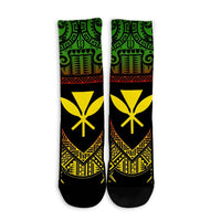 Hawaiian Kanaka Maoli Center Polynesian Crew Socks - AH - Polynesian Pride