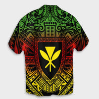 Hawaiian Kanaka Maoli Center Polynesian Hawaiian Shirt - AH - Polynesian Pride