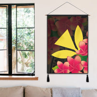 Hawaiian Kanaka Plumeria Polynesian Hanging Poster - AH - Polynesian Pride
