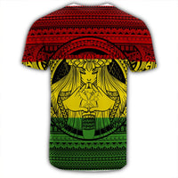 Hawaiian Map Madame Pele Kanaka Plumeria Polynesian T Shirt Reggae - Polynesian Pride