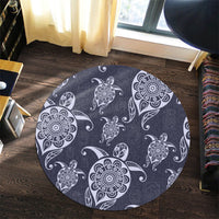 Hawaiian Turtle Pattern Wonderfull Round Carpet - AH - Polynesian Pride
