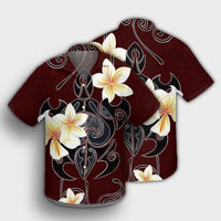 Hawaiian Turtle Plumeria Polynesian Hawaiian Shirt Red - AH - Polynesian Pride