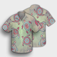 Hawaiian Turtle Polynesian Hawaiian Shirt - AH - Polynesian Pride