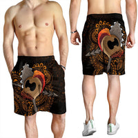 Hawaiian Warrior Helmet Kanaka Polynesian Men's Shorts - AH - Polynesian Pride