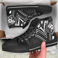 Tonga High Top Shoes - Cross Style - Polynesian Pride