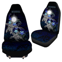 Marshall Islands Polynesian Car Seat Covers - Blue Turtle Couple - Polynesian Pride