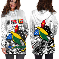Papua New Guinea And Solomon Islands Hoodie Dress LT6 - Polynesian Pride