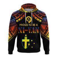 Vanuatu Proud To Be A Ni Van Polynesian Pattern Hoodie Tafea Province LT7 Black - Polynesian Pride