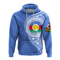 Custom Vanuatu Shefa Province Hoodie Shefa Emblem LT7 Unisex Blue - Polynesian Pride