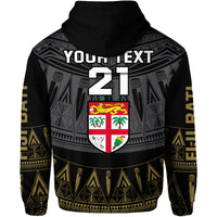 (Custom Personalised) Fiji Rugby Bati Zip Up And Pullover Hoodie Fijian Coat Of Arms Tapa Pattern LT9 - Polynesian Pride