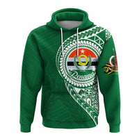 Custom Vanuatu Penama Province Hoodie Penama Emblem LT7 Unisex Green - Polynesian Pride