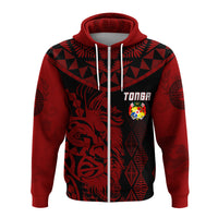 Tonga Custom Hoodie Emancipation Day Lion Style Black LT7 - Polynesian Pride
