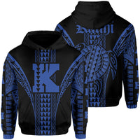 Kalihi Polynesian Hoodie Comely Style Unisex Navy Blue - Polynesian Pride