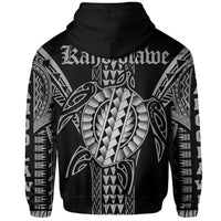 Kahoolawe Island Polynesian Hoodie Zip Comely Style - Polynesian Pride