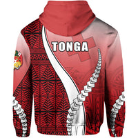 Custom Tonga Rugby Hoodie Confident Polynesian - Polynesian Pride