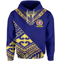 Ratu Kadavulevu Hoodie Version 03 School Unisex Blue - Polynesian Pride