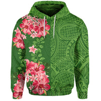 Hawaii Tropical Polynesian Hawaiian Hoodie Curtis Style - Polynesian Pride