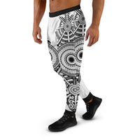 Polynesian Jogger - White Polynesian Patterns - Polynesian Pride