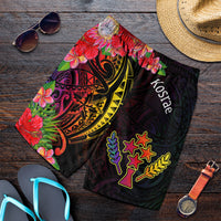 Kosrae State Men's Shorts - Tropical Hippie Style - Polynesian Pride