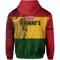 Hawaii Kanaka Flag Polynesian Hoodie - Polynesian Pride