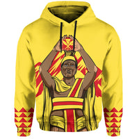 King Kanaka Kauka Hoodie Yellow - Polynesian Pride