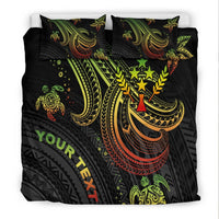 Kosrae Custom Personalised Bedding Set - Reggae Turtle - Polynesian Pride