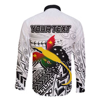 (Custom Personalised) Papua New Guinea And Chimbu Province Long Sleeve Button Shirt LT6 - Polynesian Pride
