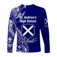 St. Andrew's High School Long Sleeve Shirt Original Style LT8 - Polynesian Pride