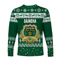 Saineha High School Christmas Long Sleeve Shirt Simple Style LT8 - Polynesian Pride