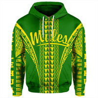 Hawaii Hoodie Leilehua High Zip Hoodie - Polynesian Pride