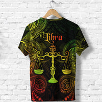 Libra Zodiac Polynesian T Shirt Unique Style Reggae LT8 - Polynesian Pride