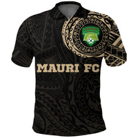 MAURI FC Polo Shirt Polynesian Tattoo LT4 Unisex Black - Polynesian Pride