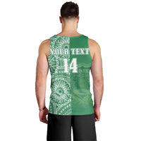 (Custom Text And Number) Tonga Saineha High School Men Tank Top Class Of Year Tongan Ngatu Pattern LT14 - Polynesian Pride