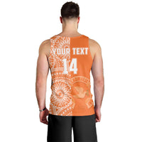 (Custom Text And Number) Tailulu Tonga College Men Tank Top Class Of Year Tongan Ngatu Pattern LT14 - Polynesian Pride