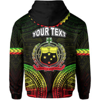 Custom Samoa Ula Nifo Tribal Hoodie Reggage Style LT6 - Polynesian Pride