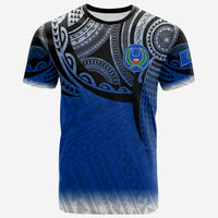 Pohnpei Micronesia T Shirt Tattoo Pattern Unisex Blue - Polynesian Pride