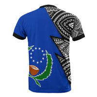 Pohnpei Pattern All Over T Shirt Pohnpei Flag Polynesian Tattoo - Polynesian Pride