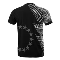 Cook Islands All Over T Shirt Cook Islands Flag Micronesian Pattern Flash - Polynesian Pride