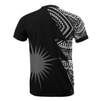 Marshall Islands All Over Custom T Shirt Marshall Islands FLag Micronesian Pattern Flash - Polynesian Pride