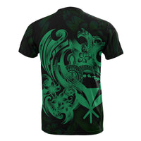 Hawaii All Over T Shirt Polynesian Green Kanaka Maoli Turtle - Polynesian Pride