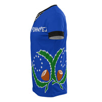 Pohnpei Pattern All Over T Shirt Pohnpei Flag Polynesian Tattoo - Polynesian Pride