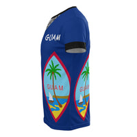 Guam Pattern All Over T Shirt Guam Flag Polynesian Tattoo - Polynesian Pride