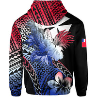 Wallis and Futuna Hoodie Hibiscus LT6 - Polynesian Pride