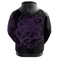Aotearoa Hoodie Octupus Maori - Polynesian Pride