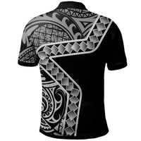 Samoa Polo Shirt Its In My DNA Black - Polynesian Pride